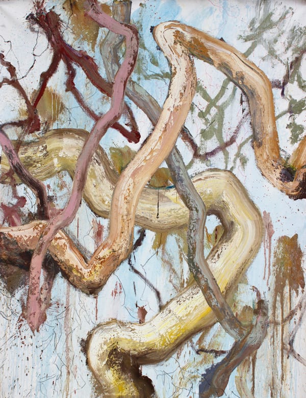 Brett McMahon Tree Study 3, 2025 Oil, acrylic and pencil on linen 190 x 146cm