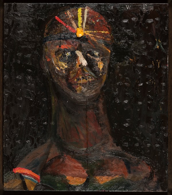 James Drinkwater The Firefighter, 2020 Oil on Canvas F. 89 x 78.6cm