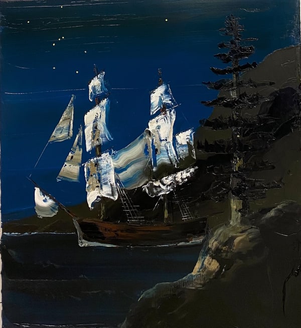 Paul Ryan The Cove. Orion, 2021 Oil on Linen 122 x 112cm