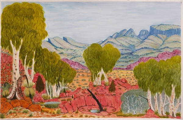 Selma Coulthard Untitled, (WAC 217-24 ), 2024 Watercolour on paper 64 x 99cm (paper size)