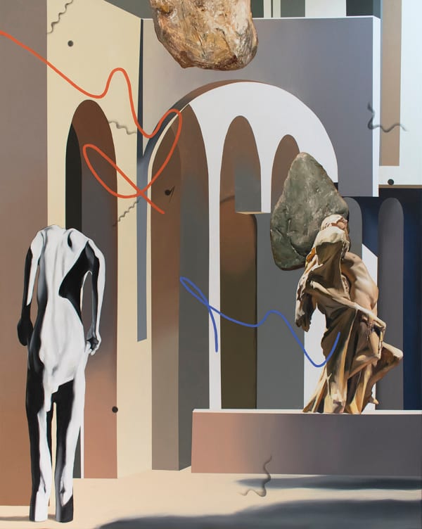 Loribelle Spirovski Post-Internet Painting #2, 2020 Oil and acrylic on linen 152 x 122cm