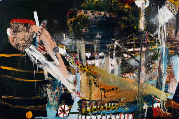 James Drinkwater Midnight (Montauk), 2023 oil on linen 122 x 183cm