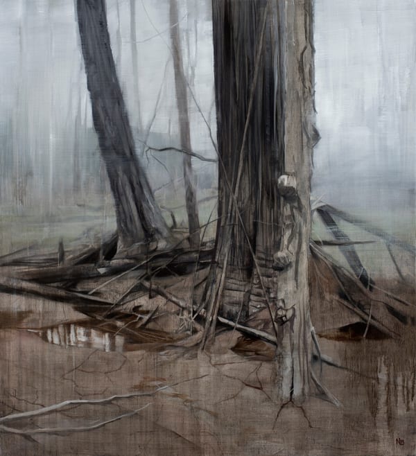 Nicholas Blowers The Deep II , 2017 Oil on Canvas 65 x 59cm