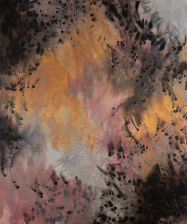 Christopher Horder Danaus Wings, 2018 Watercolour, acrylic and coloured inks on canvas 182 x 152cm