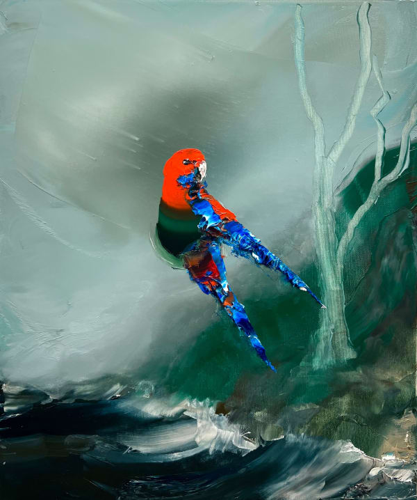 Paul Ryan, Rosella and ghost tree, 2025