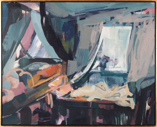 Renata Pari-Lewis Us vs Them, 2018 Acrylic on board 60 x 75cm