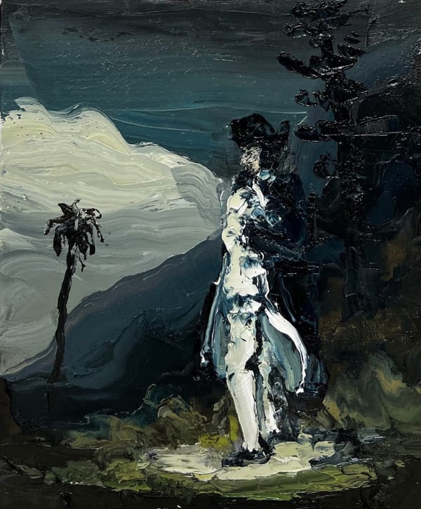 Paul Ryan Capois Death , 2022 Oil on Linen 61 x 51cm