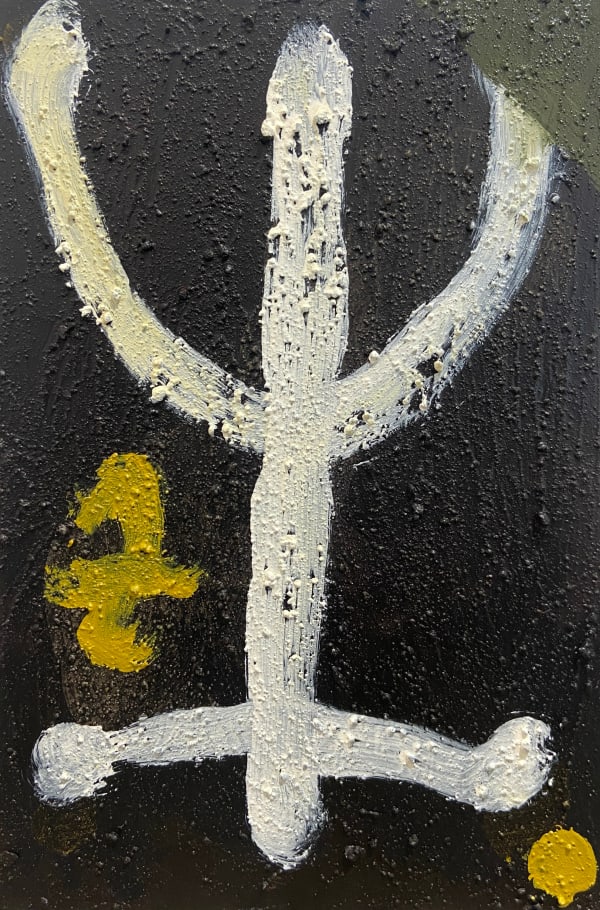 Lottie Consalvo Untitled, 2025 Oil and river sand on board 30 x 20cm