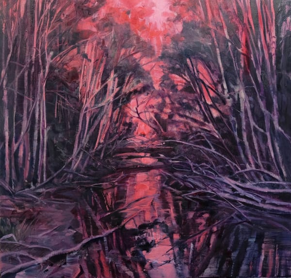 Nicholas Blowers, Study for Tributary II, 2024