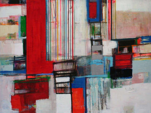 Morten Lassen Transparent C , 2014 Oil and spray on canvas 180 x 240cm