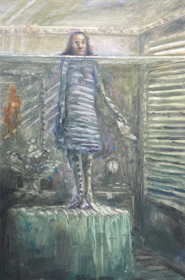 Peter Gardiner Wednesday, 2024 Oil on board 30 x 20cm