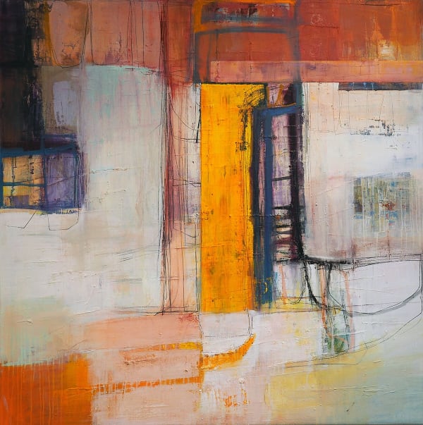 Morten Lassen Poem D (31), 2023 Oil on linen 120 x 120cm