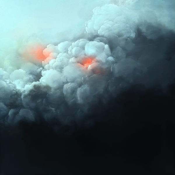 Brooklyn Whelan LANDING SITES 02, 2023 Oil and acrylic on canvas 112 x 112cm