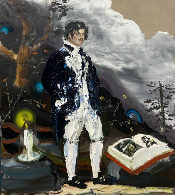 Paul Ryan The Botanist and The Storm, 2021 Oil on Linen 138 x 122cm