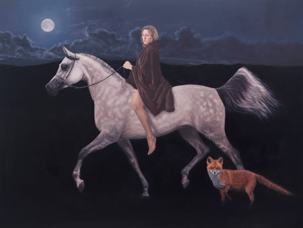 Jonathan Dalton A Teumessian Fox, 2016 Oil on Board 91 x 120cm