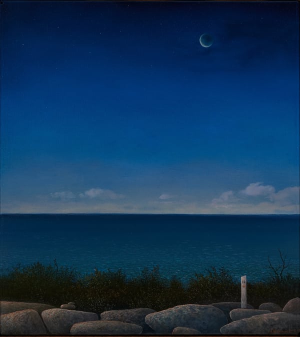 Adam Nudelman The celestial shepherd, 2024 Acrylic and oil on linen 66 x 58cm