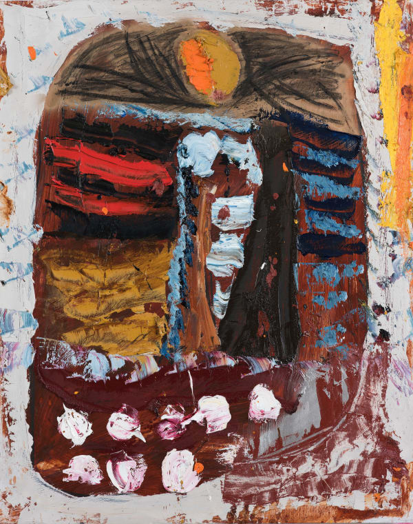 James Drinkwater We Dropped them off via the Only Sun , 2016 Oil on Board 94x75cm