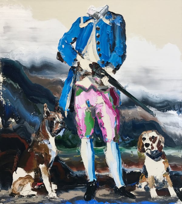 Paul Ryan Pink Pantaloons , 2017 Oil on Linen 138 x 122cm