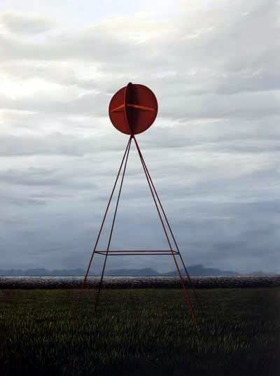 Adam Nudelman The First Marker 3 2011 Oil on Linen 122x92cm