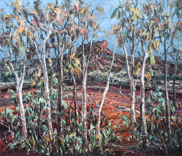 Jun Chen Red Mountain, 2022 Oil on Canvas 136.5 x 160cm