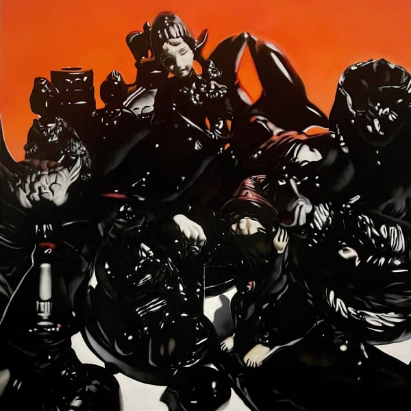 Matt Coyle Crest, 2024 Acrylic on canvas 150 x 150cm