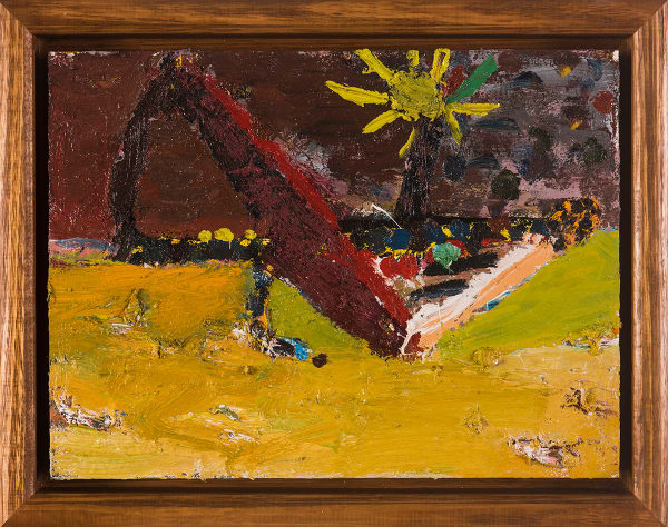 James Drinkwater Jimmy's Beach XIII, 2022 Oil on hardboard 30.5 x 40cm