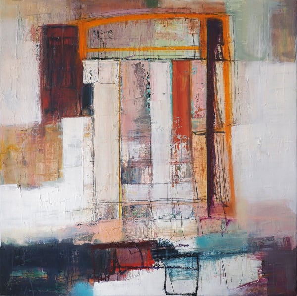 Morten Lassen Poem B (27), 2023 Oil on linen 120 x 120cm