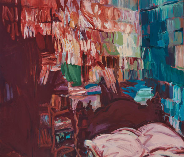 Renata Pari-Lewis Dissolving, 2024 Acrylic on canvas, framed 92 x 107cm