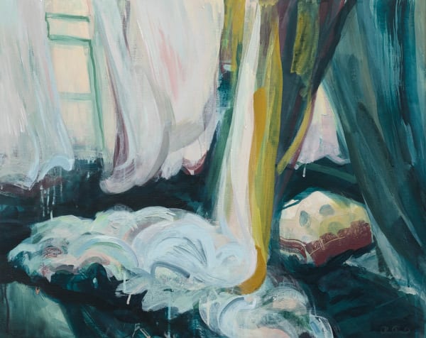 Renata Pari-Lewis Breathe, 2018 Acrylic on board 60 x 75cm