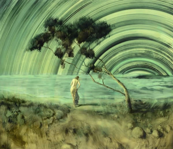 Ben Smith Midnight Shore, 2025 Oil on canvas 106 x 126cm