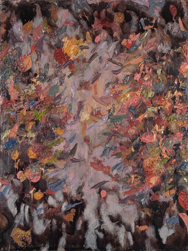 Christopher Horder Sparks of Nature II, 2021 Oil on Board 60 x 45cm