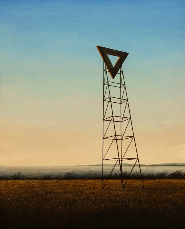 Adam Nudelman If that's what it takes 2017 Acrylic and oil on linen 82x66cm