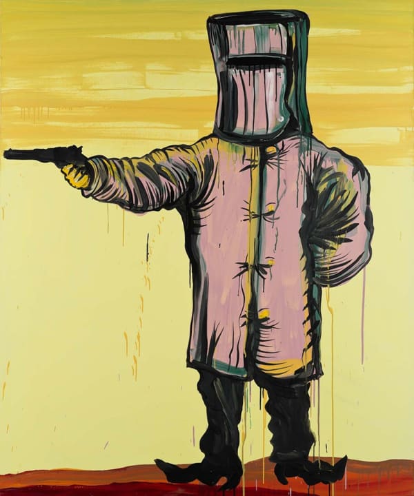 Adam Cullen Edward Kelly at Glenrowan, 2009 Acrylic on canvas 183 x 152cm