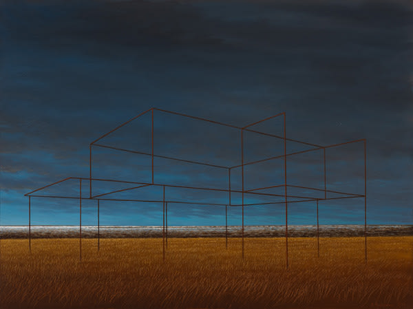 Adam Nudelman When all the worlds asleep, 2013 Oil on panel 45.8x61cm