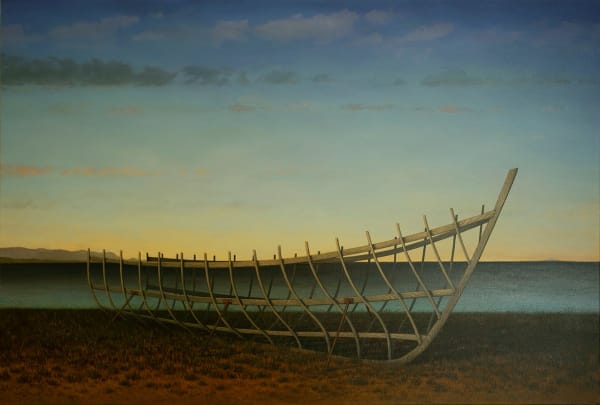 Adam Nudelman Is Here Where the Story Ends?, 2021 Acrylic and oil on linen 112 x 167.5cm