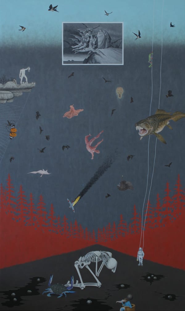Andrew Sullivan Trip thru Hell, 2022 Oil on canvas 154 x 92cm