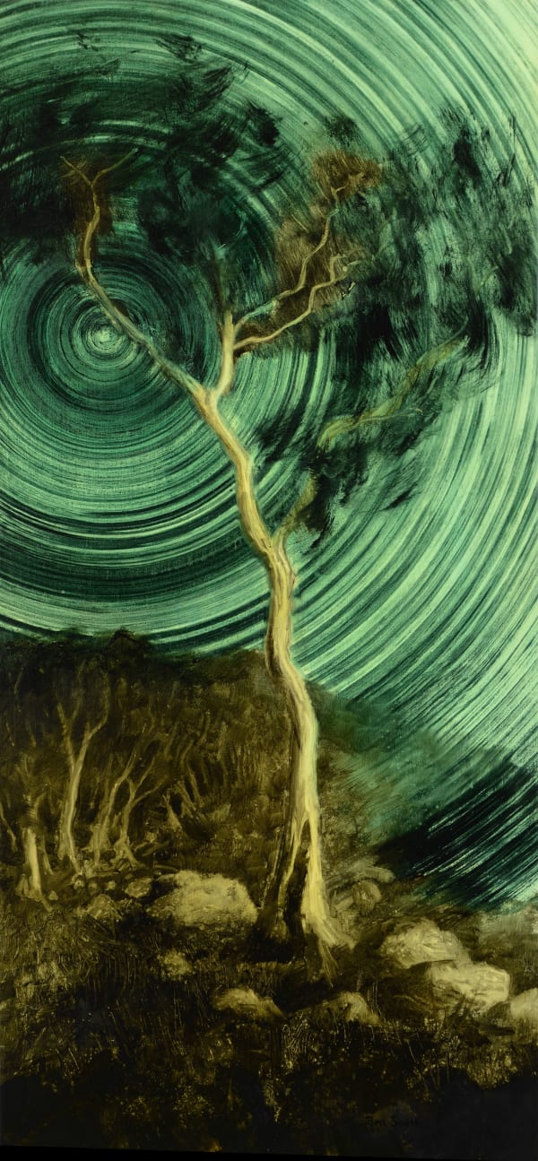 Ben Smith Standing Gum, 2024 Oil on canvas 88 x 42cm