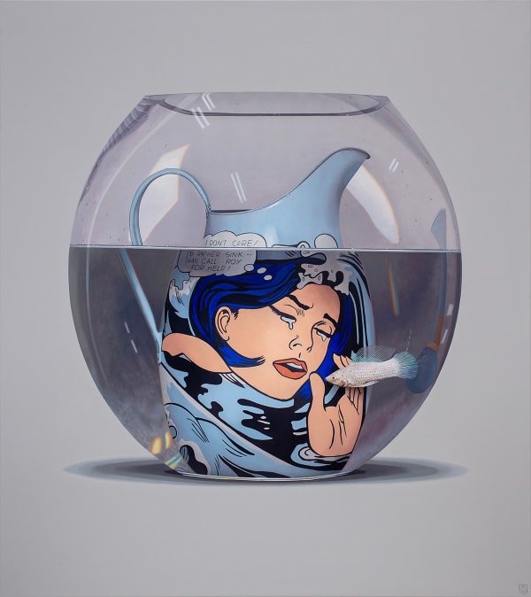 Jonathan Dalton I’d rather drown, 2024 Oil on linen 137 x 122cm