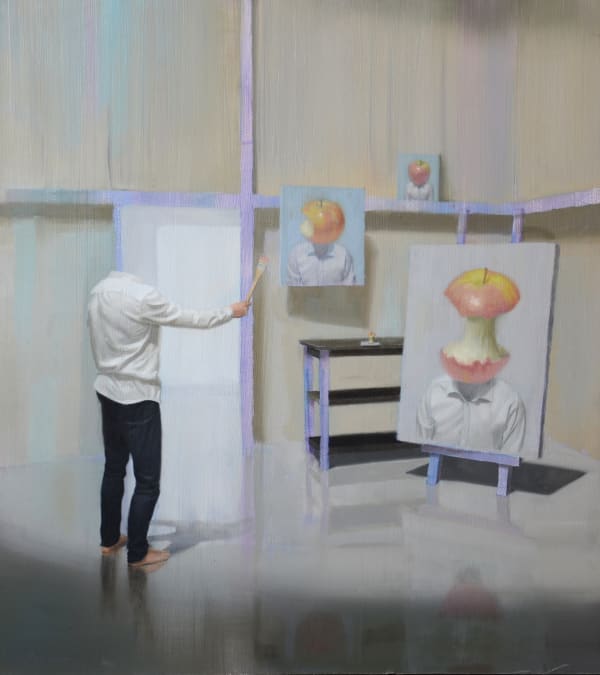 Ben Smith The Natural Progression 2017 Oil on Board 74x66cm