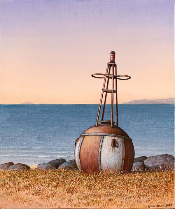 Adam Nudelman Something I never knew, 2023 Acrylic and oil on linen 30 x 25.5cm