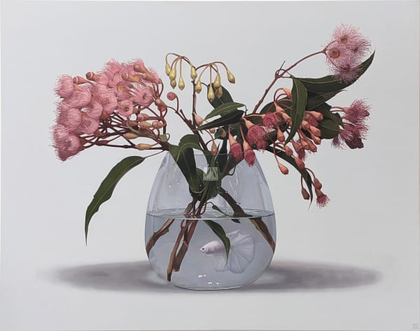 Jonathan Dalton Flowers and Fish, Part II, 2021 Oil on Linen 166 x 132cm
