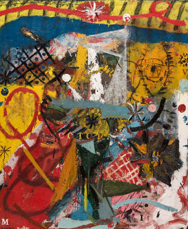 James Drinkwater BLACK BOOT POLISH! FIRE ENGINE RED! SUN YELLOW GOLD! RACING CAR GREEN! , 2019 Oil and enamel on canvas 200 x 160cm