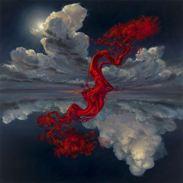 Jason Cordero The Garden of The Two, 2022 Oil on Linen 152 x 152cm