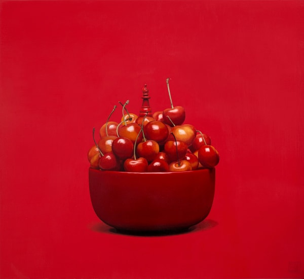 Jonathan Dalton A Portrait of Cardinal Richelieu, 2019 Oil on Linen 55 x 60cm