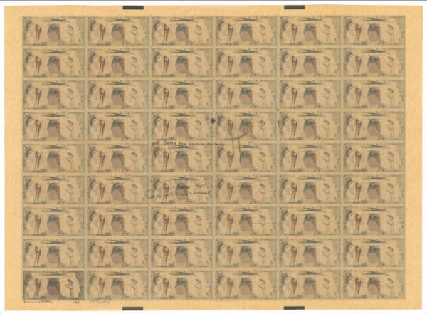 Wencun Chen 陈问村, Paper with Marks 带有痕迹的纸, 2019