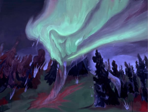 Xueqing Zhu 朱雪晴, Weeping Aurora 哭泣的极光, 2021