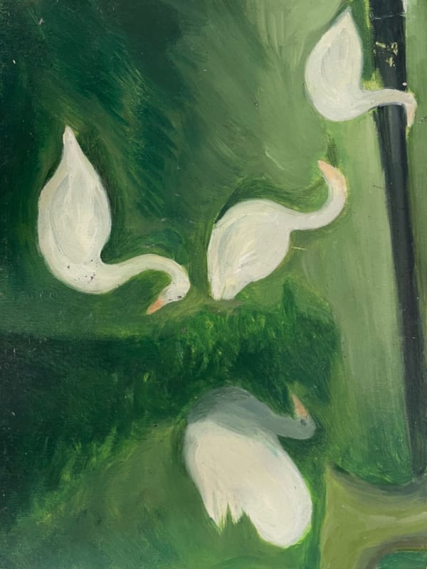 Xueqing Zhu 朱雪晴, On the banks of the Bruges 在布鲁日河岸, 2022