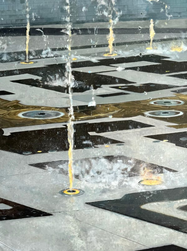 Mengfan Bai 白梦帆, Spring Plaza I 灵沼正涵春 I, 2024