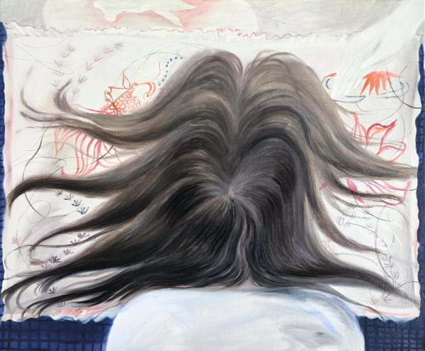 Xueqing Zhu 朱雪晴, Goldfish Pillow 金鱼枕头, 2024