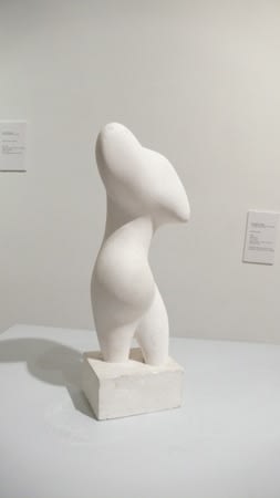 Jean Arp Torse plâtre 31,5 x 12,5 x 10 cm